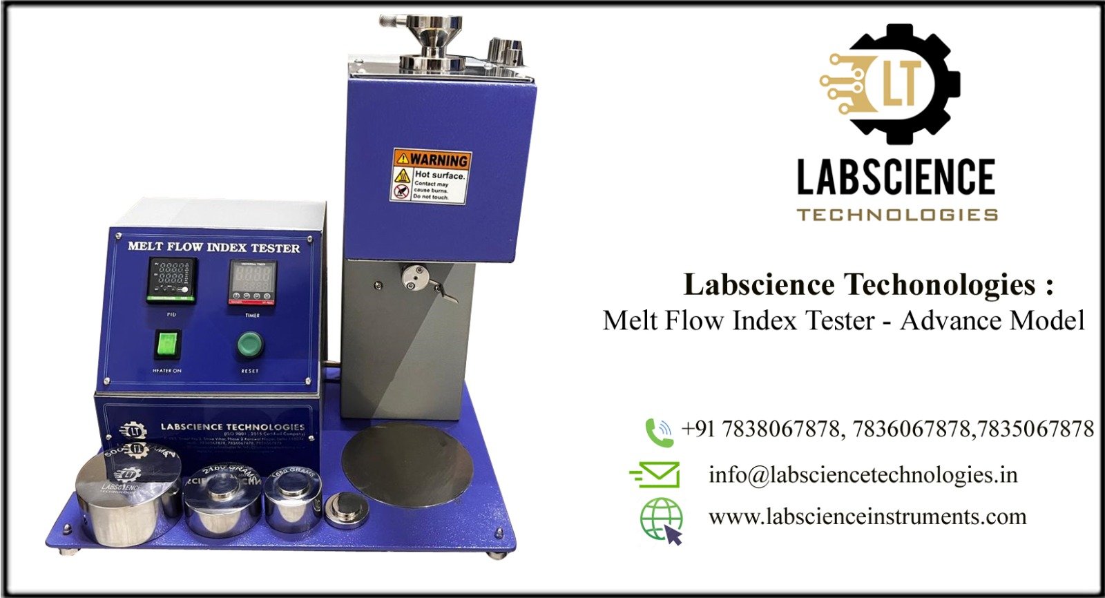 Melt Flow Index tester - Advance Digital Model